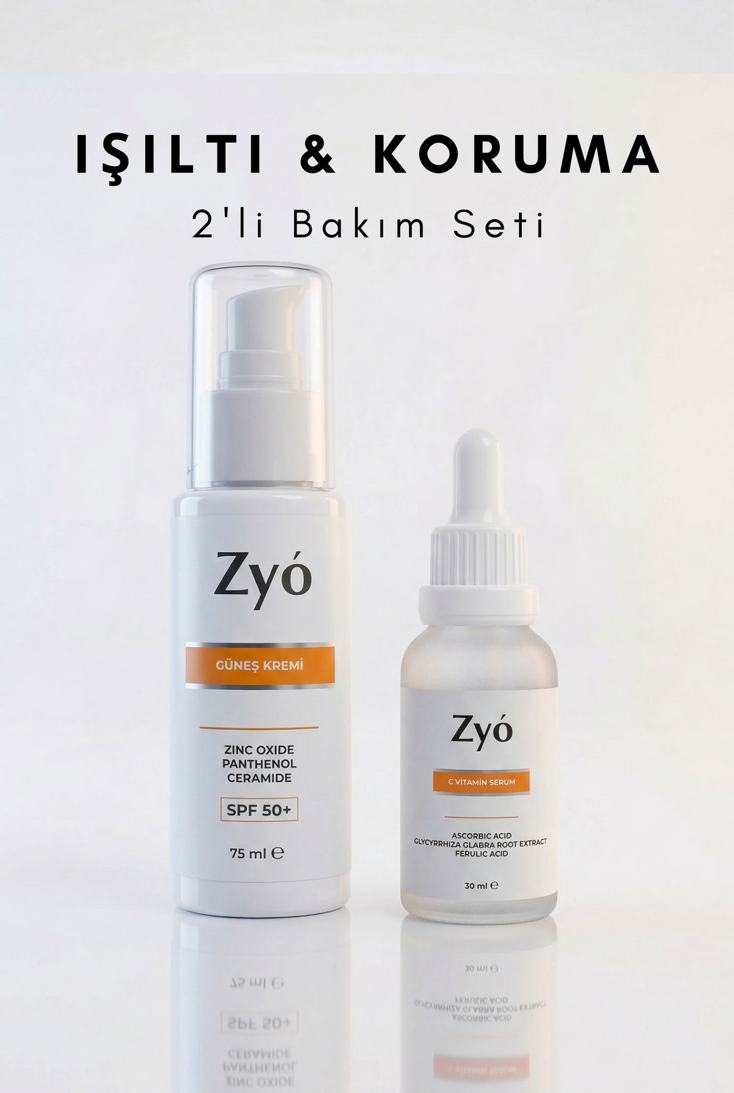 Zyo Işıltını Koru Güneş Kremi Ve C Vitamini 2li Set