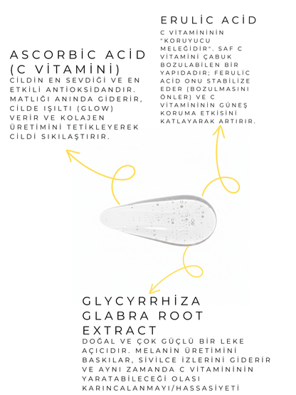 Aufhellendes und hauttonverfeinerndes Vitamin-C-Serum für den Abend, 30 ml