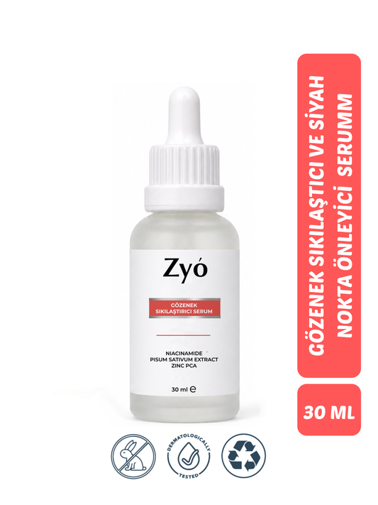 Gözenek Sıkılaştırıcı Siyah Nokta Ve Serum 30ml (Niacinamide 6%+Zinc Pca)